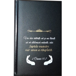 Agenda nedatata negru, Faptele voastre vor avea o rasplata!